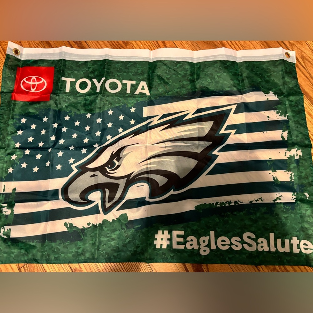 Camouflage Philadelphia Eagles Salute Flag